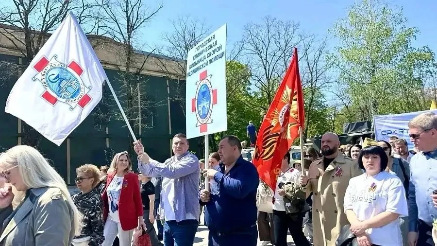 🏥Медицинские учреждения организовали ряд патриотических мероприятий, посвящённых Дню Победы в Велико
