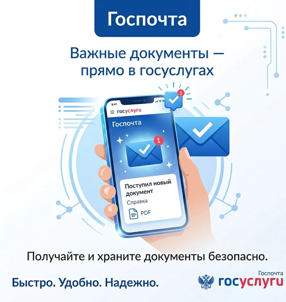 ✅ «Госпочта» на Госуслугах — получайте официальные документы онлайн