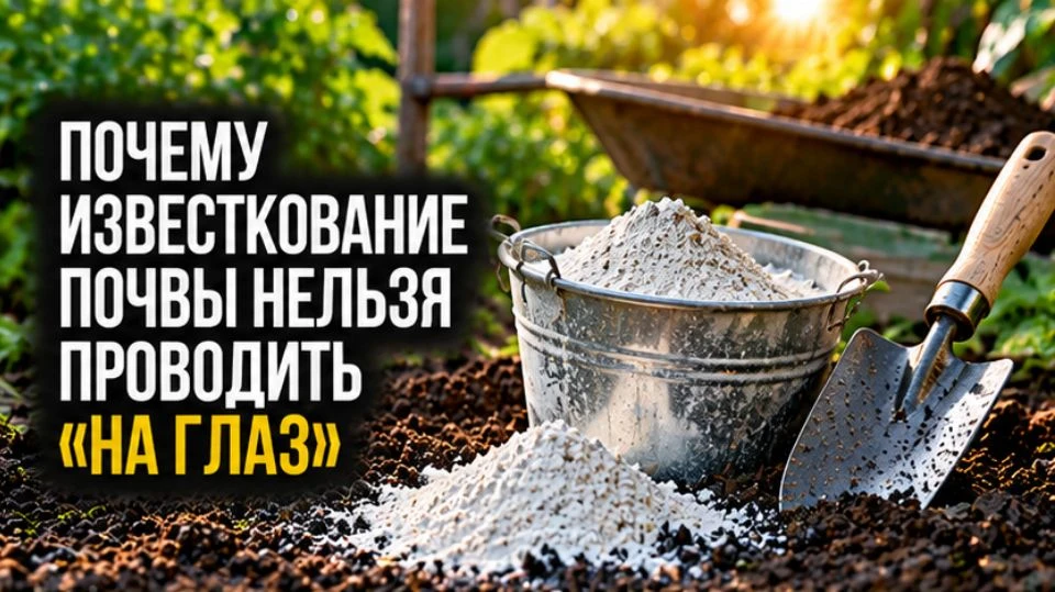 Почему известкование почвы нельзя проводить «на глаз»