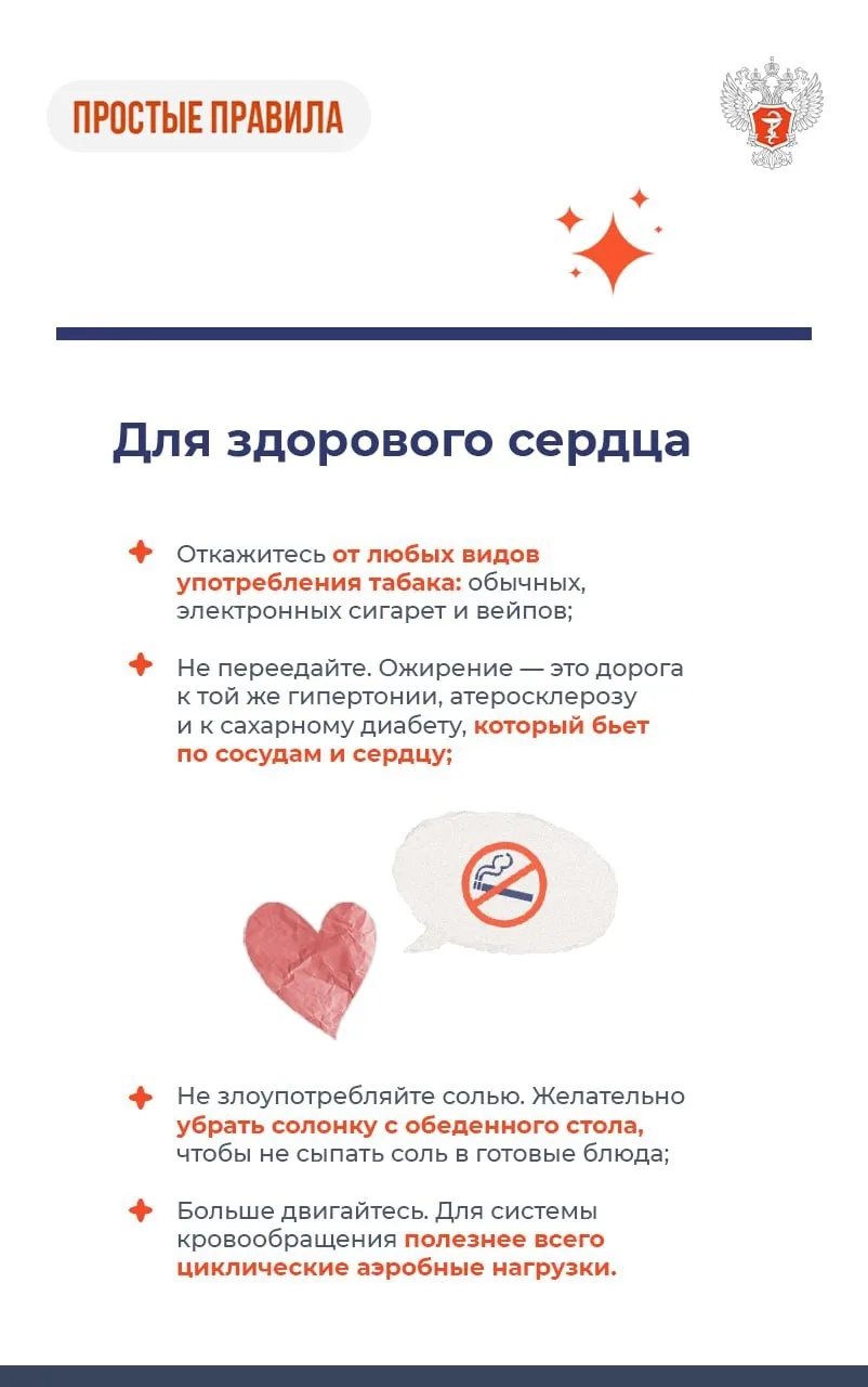 #ПростыеПравила: О том, что сильнее всего вредит сосудам, рассказал руководитель Национального медиц