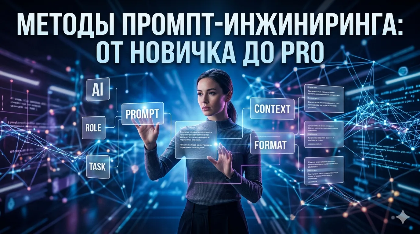 Методы промпт-инжиниринга — от новичка до PRO

В современном мире навык общения с нейросетями — или 