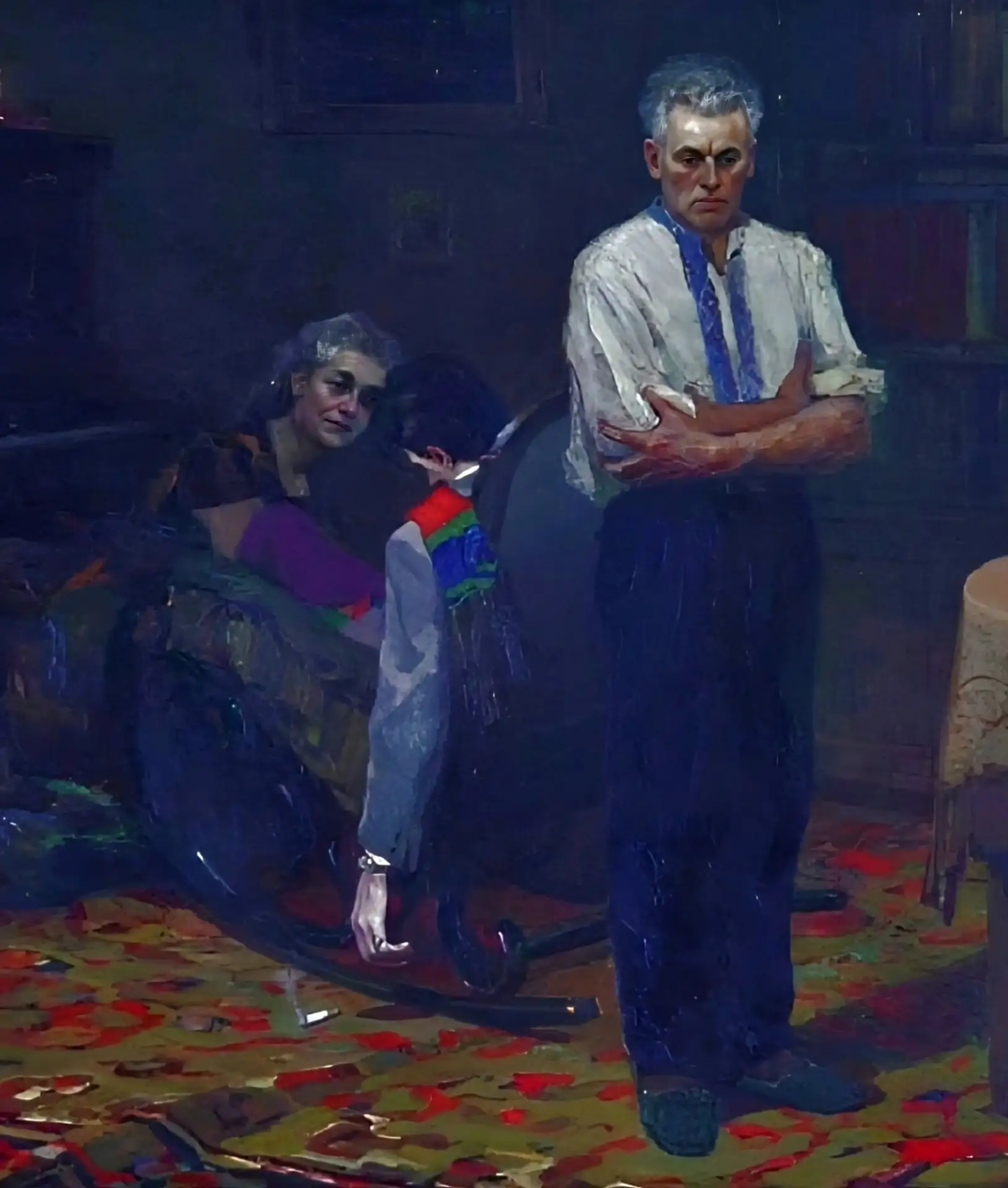 "Недоглядели"

Картина Александра Филипповича Бурака "Недоглядели", 1956 год.

Бытовой жанр в социал