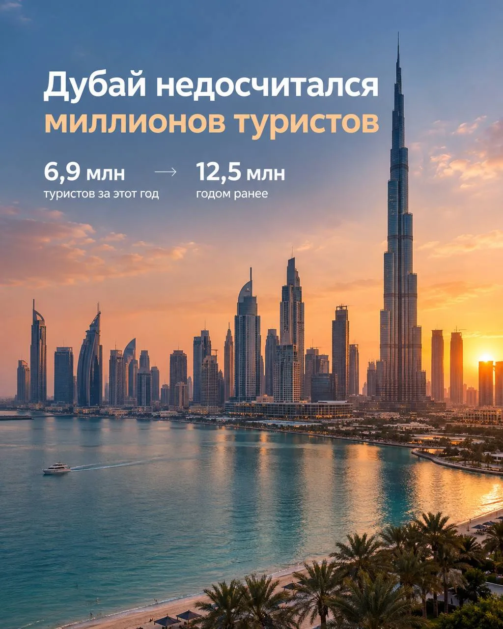 ✈️Дубай недосчитался миллионов туристов