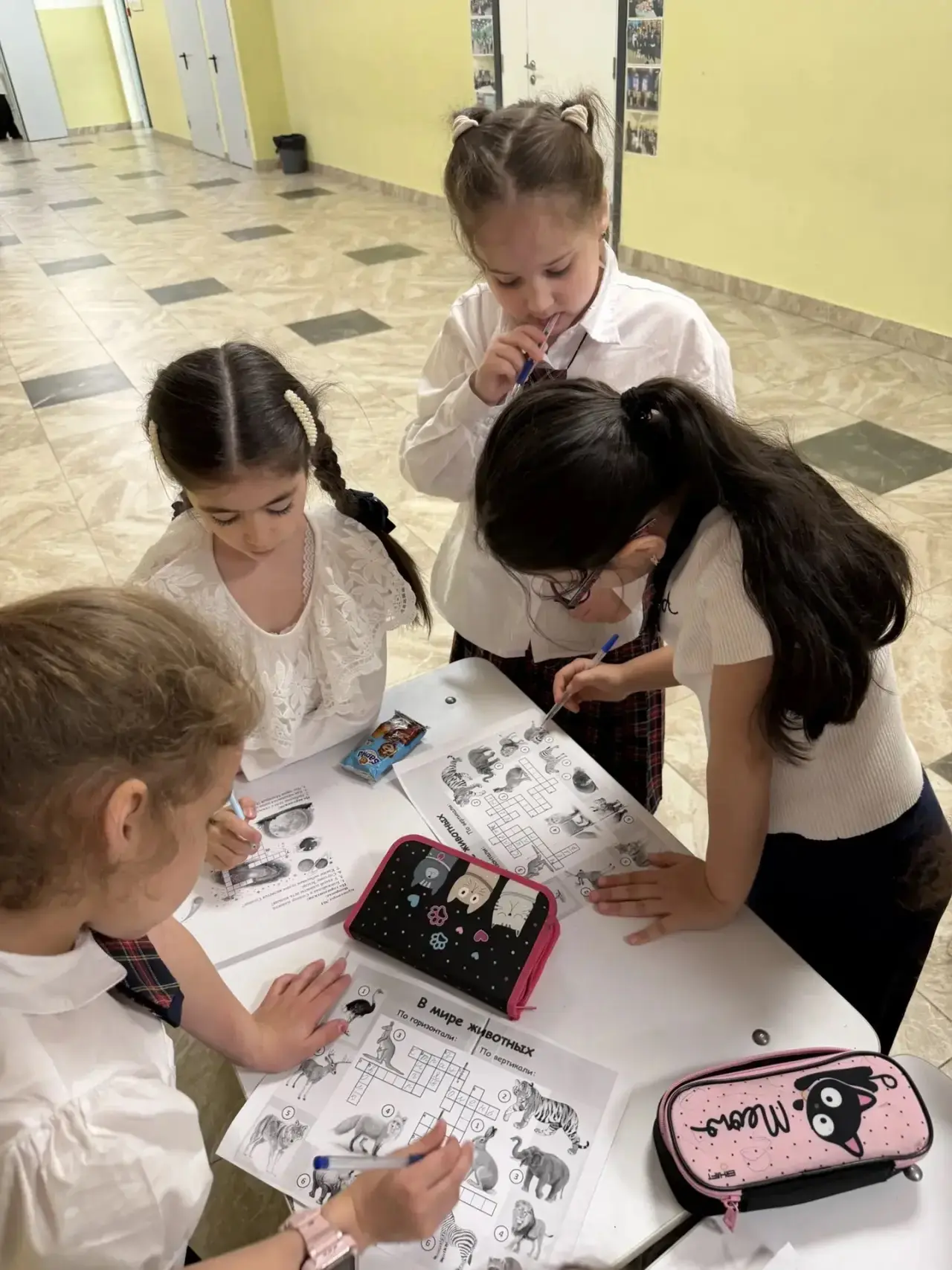 🧩 Мотивационная переменка в 1 классе: Разгадай окружающий мир!  Ура! В нашем 1 классе прошла не прос