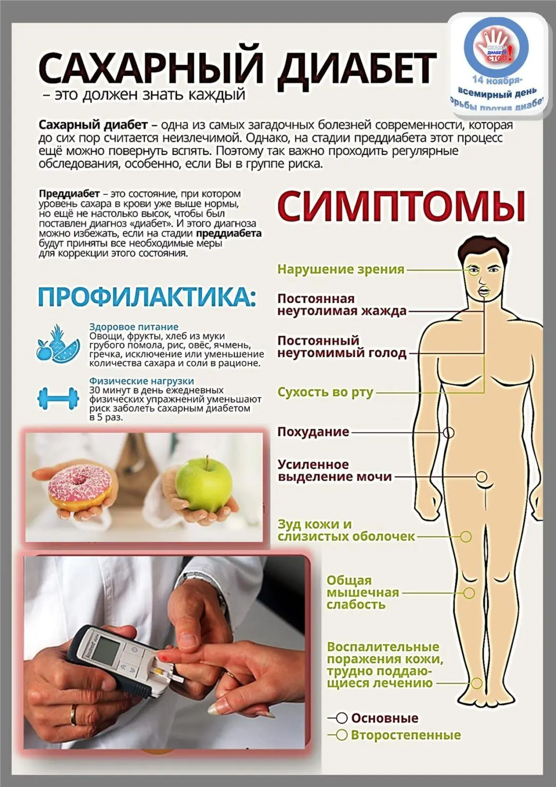 Сахарный диабет – болезнь, возникающая, когда поджелудочная железа не вырабатывает дост...