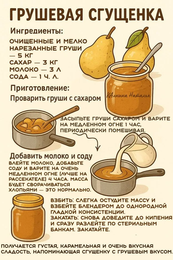 Грушевая сгущенка🍐

ДОМ ЕДЫ | Готовим вкусно