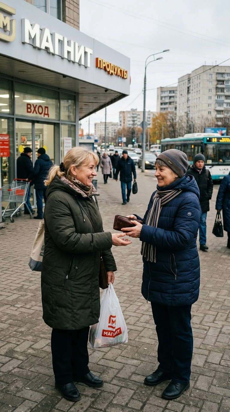 В магазине женщина вернула Наталье кошелёк. Дома она обнаружила внутри чужую записку