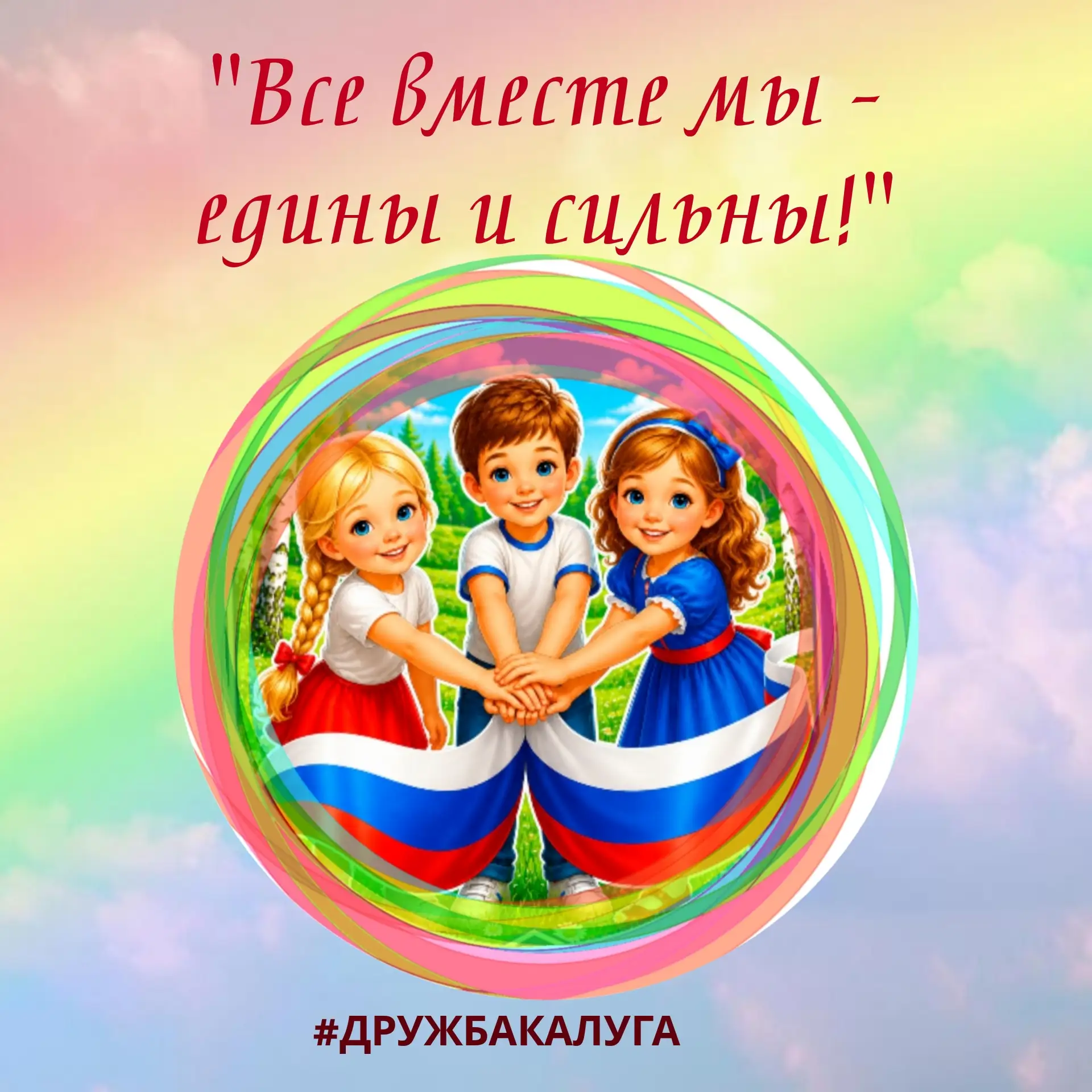 В средней группе №1 прошло тематическое занятие, посвященное Дню Государственного флага...