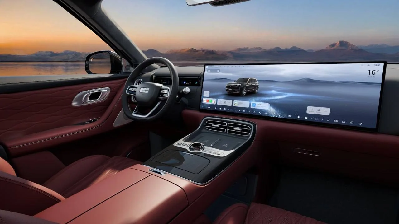 🆕 В Россию приедет флагманский гибрид Geely Galaxy M9.  Модель с шестиместным салоном (2+2+2) будет 