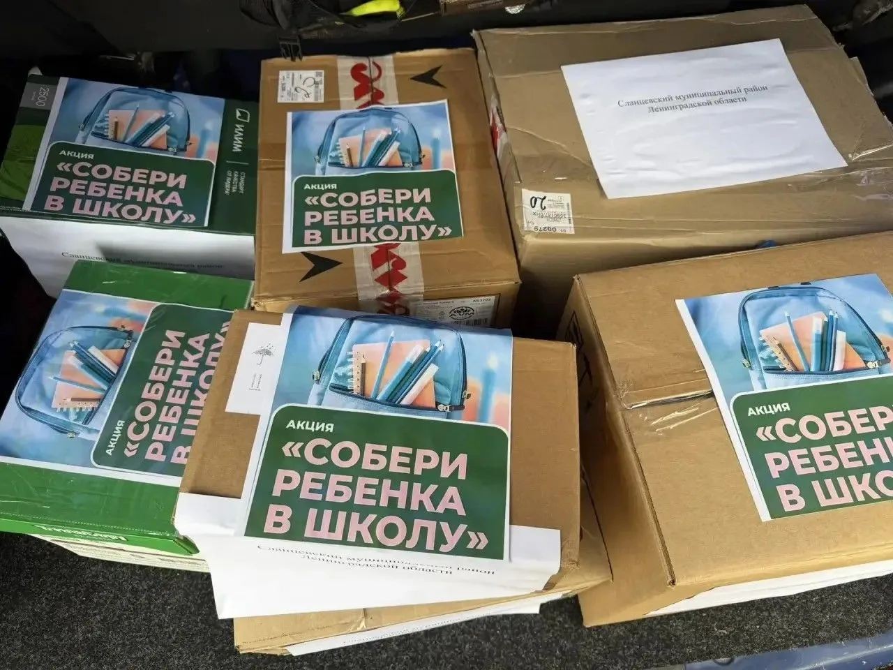 Сланцевский район вместе со всей Ленобластью присоединился к акции «Соберём ребёнка в ш...