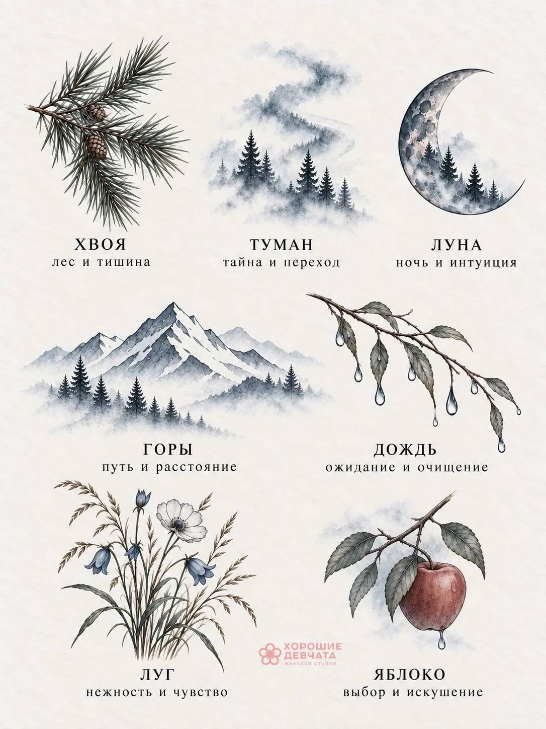 Свободные эскизы вдохновленные Сумеречной атмосферой 🌲