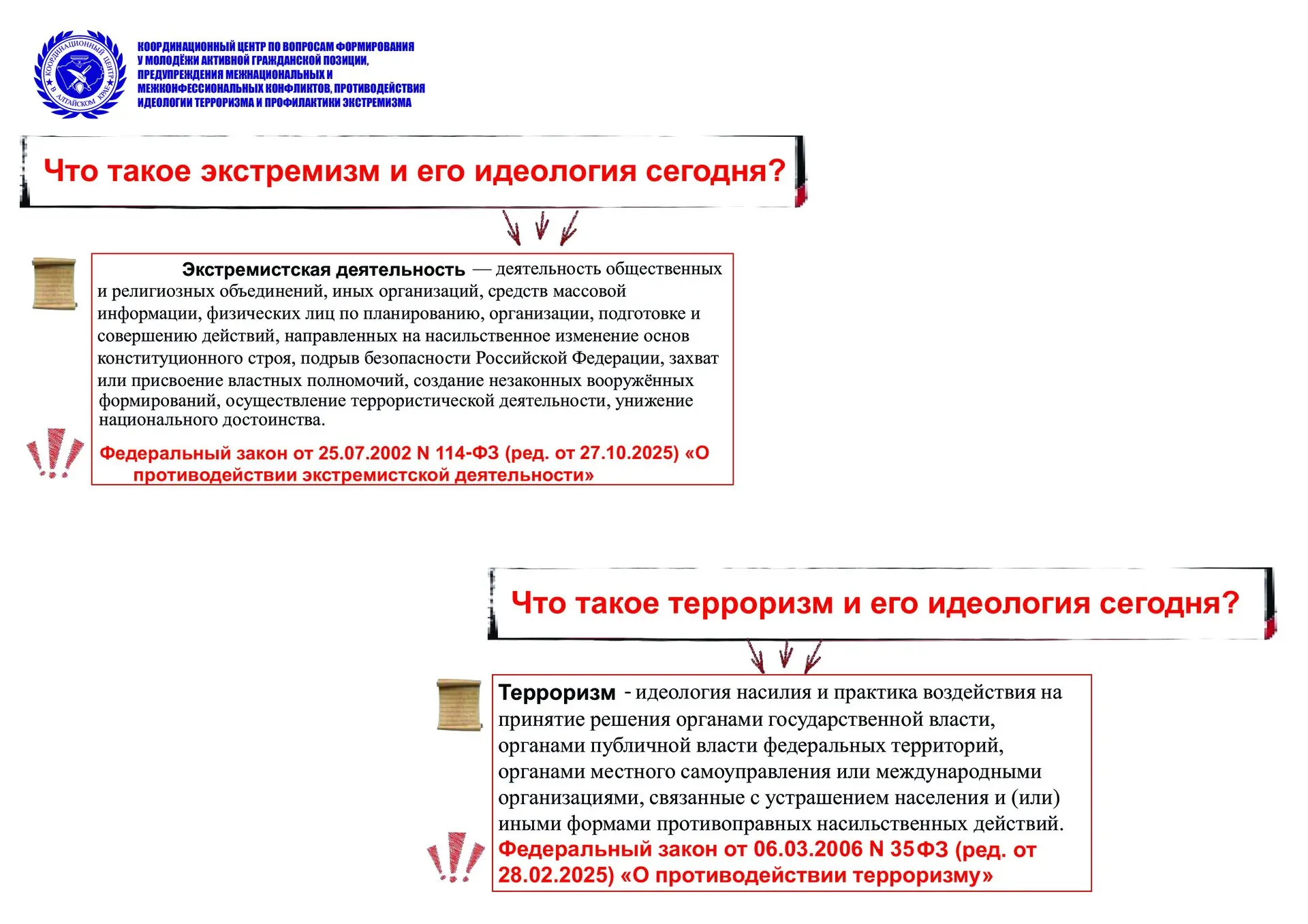 Идеология экстремизма сегодня

#рубцовскийтехникум #любимыйрапт #рубцовск #силапрофессии #рапт