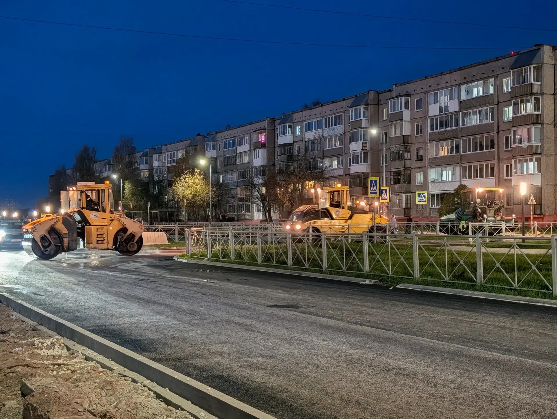 🛣️ Ремонт двух проспектов Соликамска близится к завершению