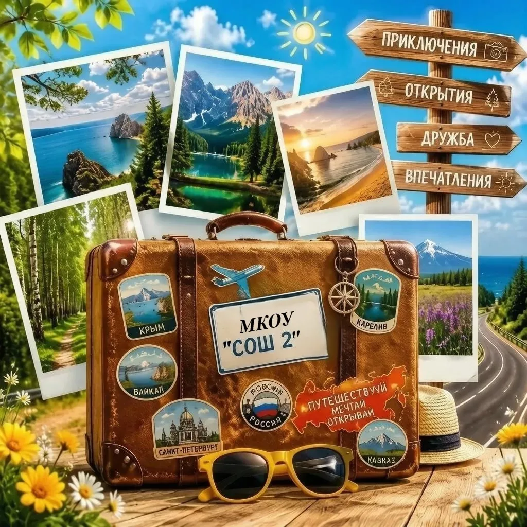 🌞📸 Объявляем новую школьную акцию "Чемоданчик летних впечатлений"! 🎉
