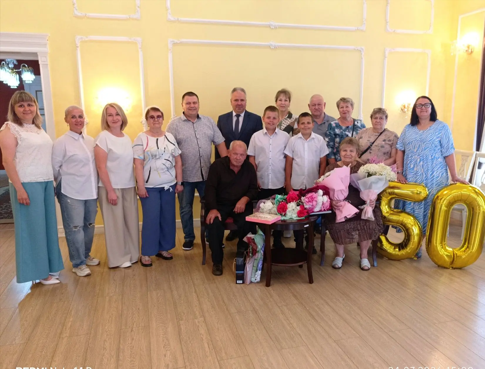 💛✨50 лет семейной жизни — это целая история, сотканная из тысяч дней, наполненных заботой, терпение