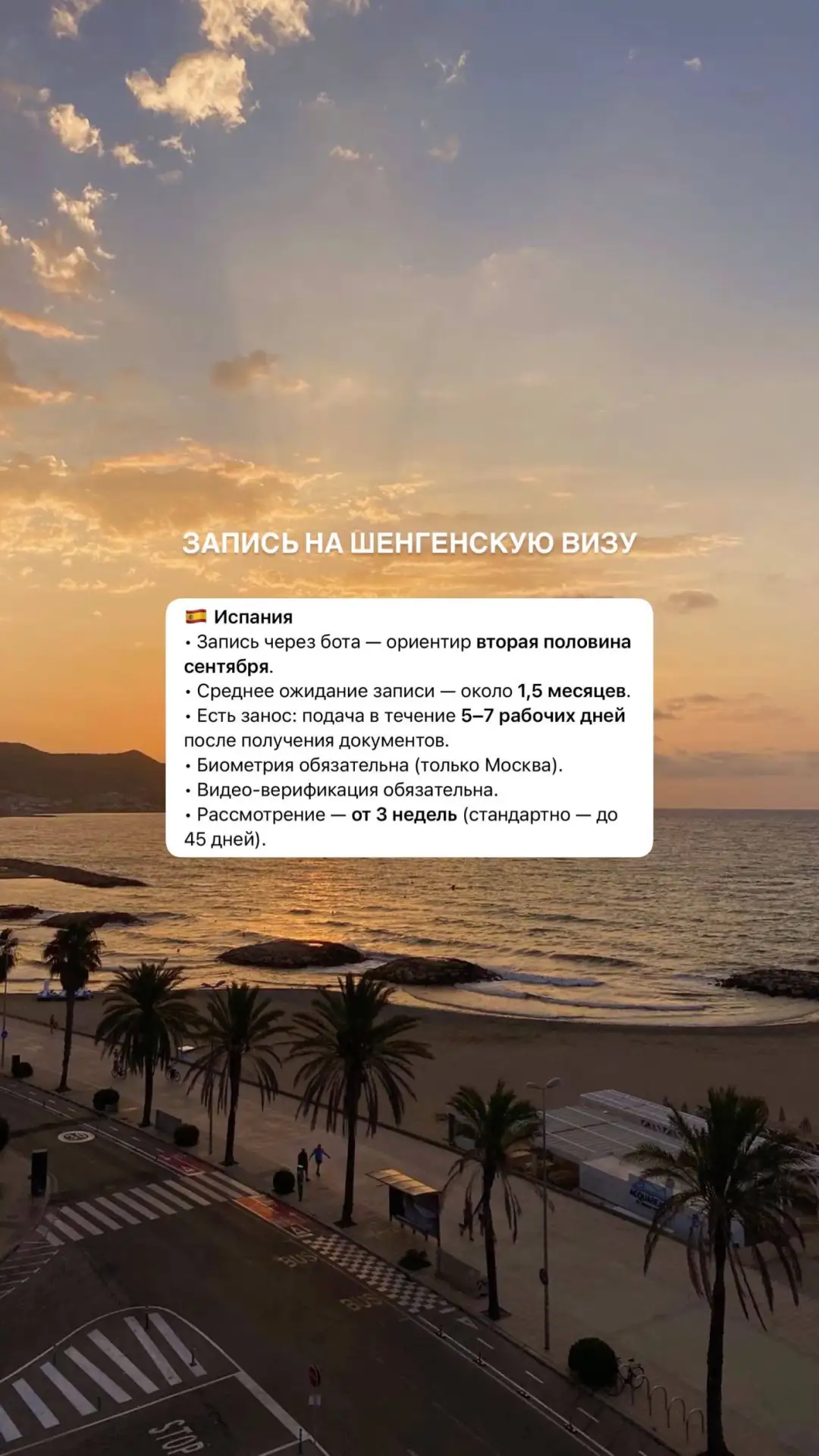 Собрали для вас актуальную сводку по записи на визу💙
