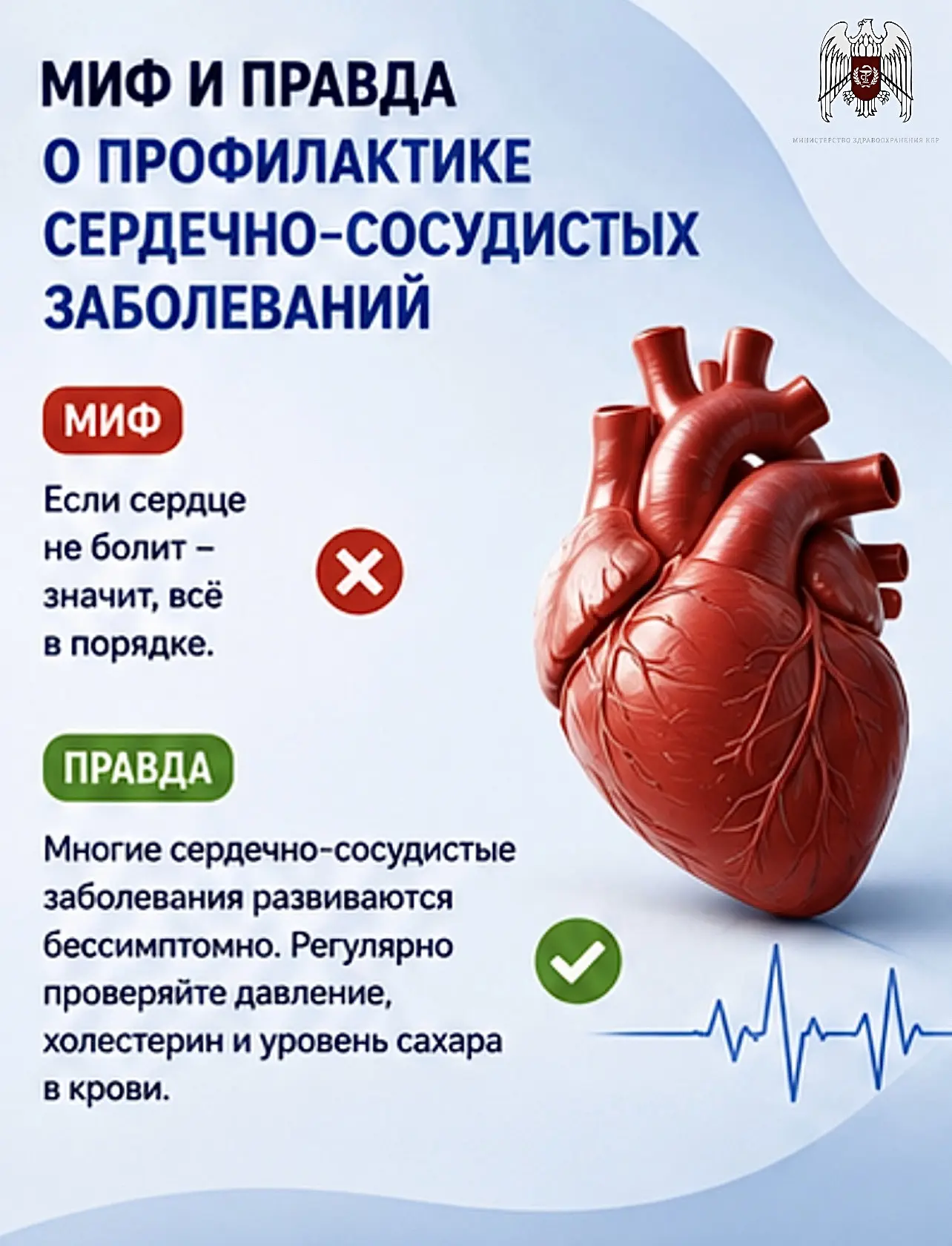🔴 Развеиваем мифы и рассказываем правду о профилактике сердечно-сосудистых заболеваний
