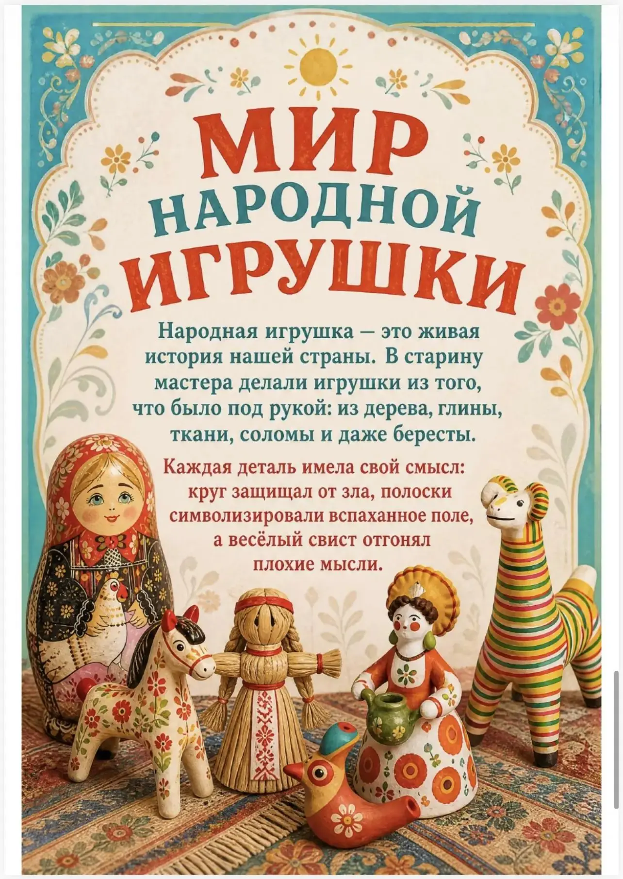 24 августа - День народной игрушки в России!