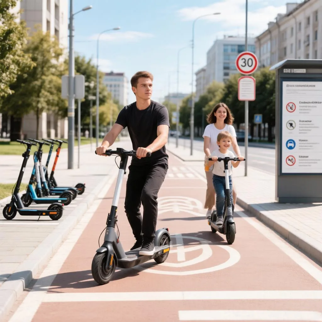 🛴 Правила безопасного использования электросамокатов: памятка для жителей и гостей города