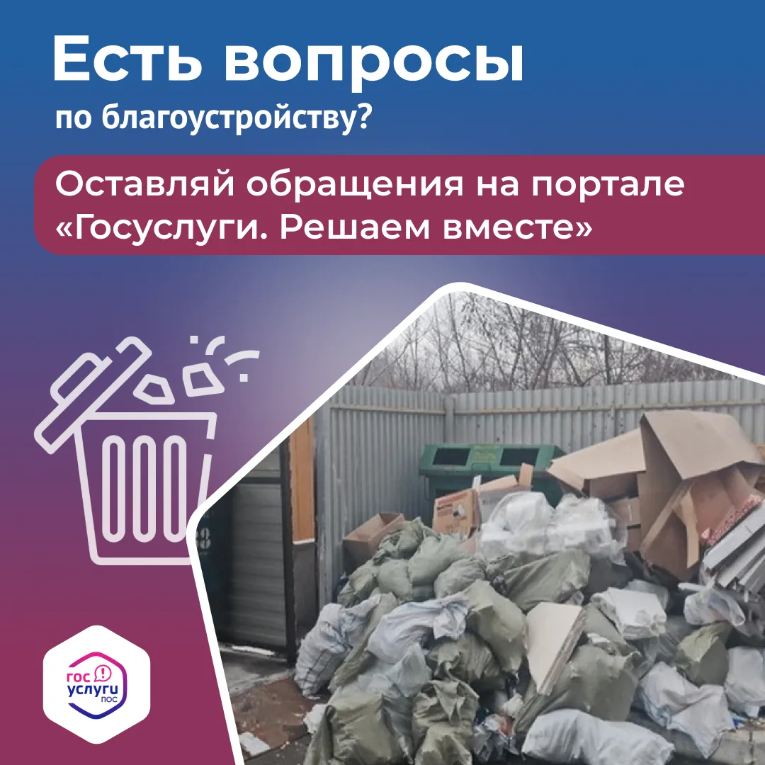 Контейнерная площадка во дворе завалена крупногабаритным мусором и его не вывозят?  Соо...