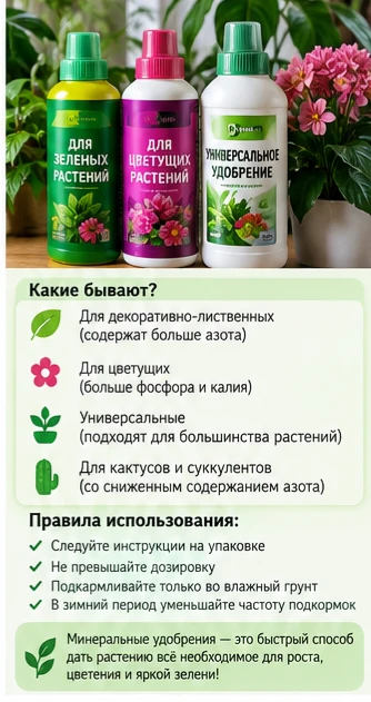 Готовые минеральные удобрения удобны тем, что производитель уже рассчитывает содержание...