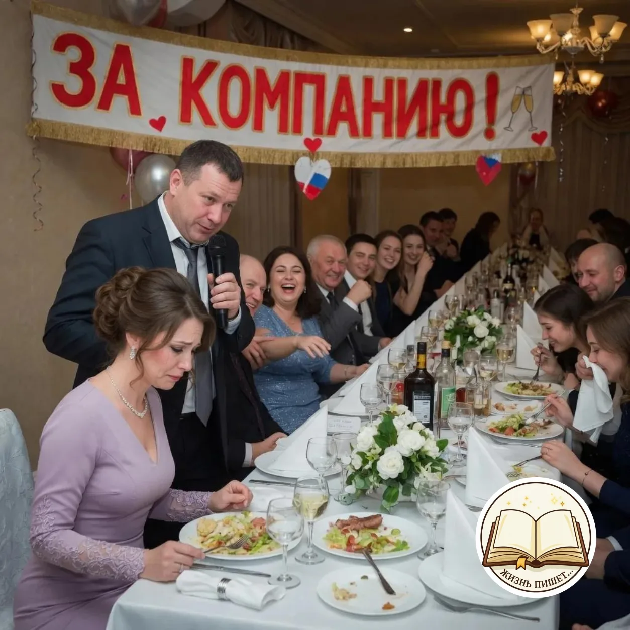 Пьяный муж пытался унизить меня перед своими коллегами, но тут я сделала кое-что, после чего он силь