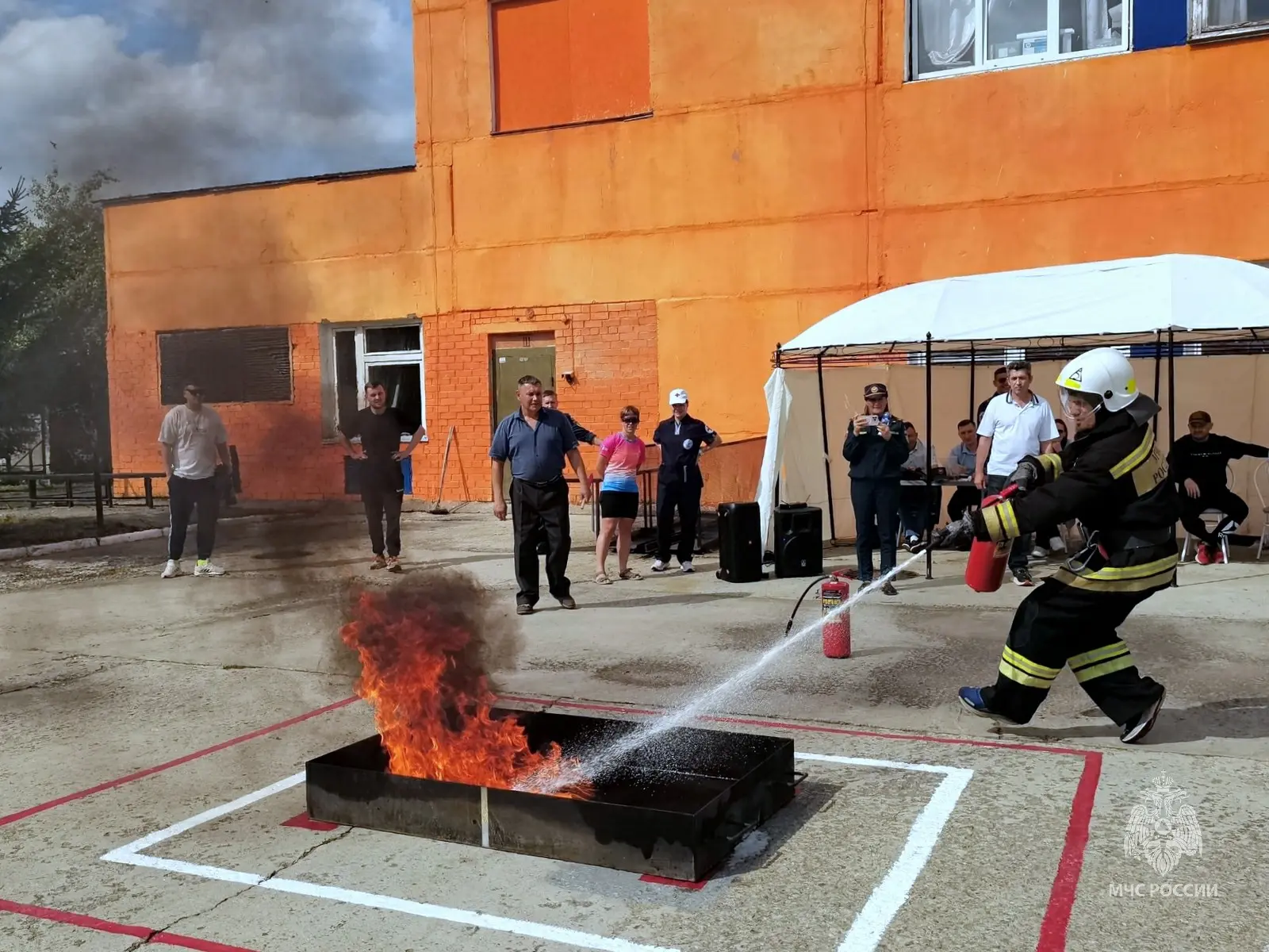 Добровольные пожарные Снежинска определили сильнейших