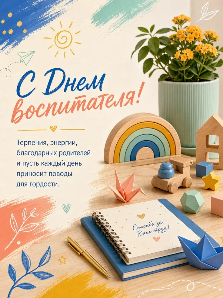 ✨С Днём воспитателя✨