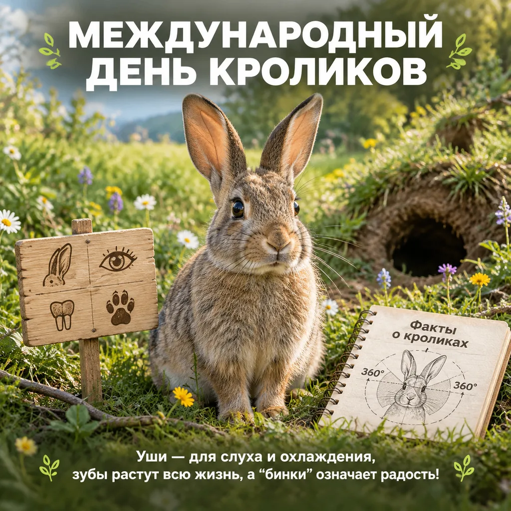 🐇Международный день кроликов: ушастые мастера прыжков и выживания