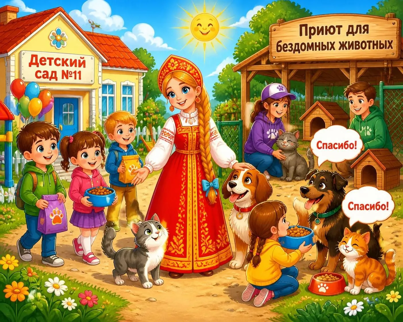 🎉 Акция «Помоги приюту!» — мы вместе делаем доброе дело! 🎉