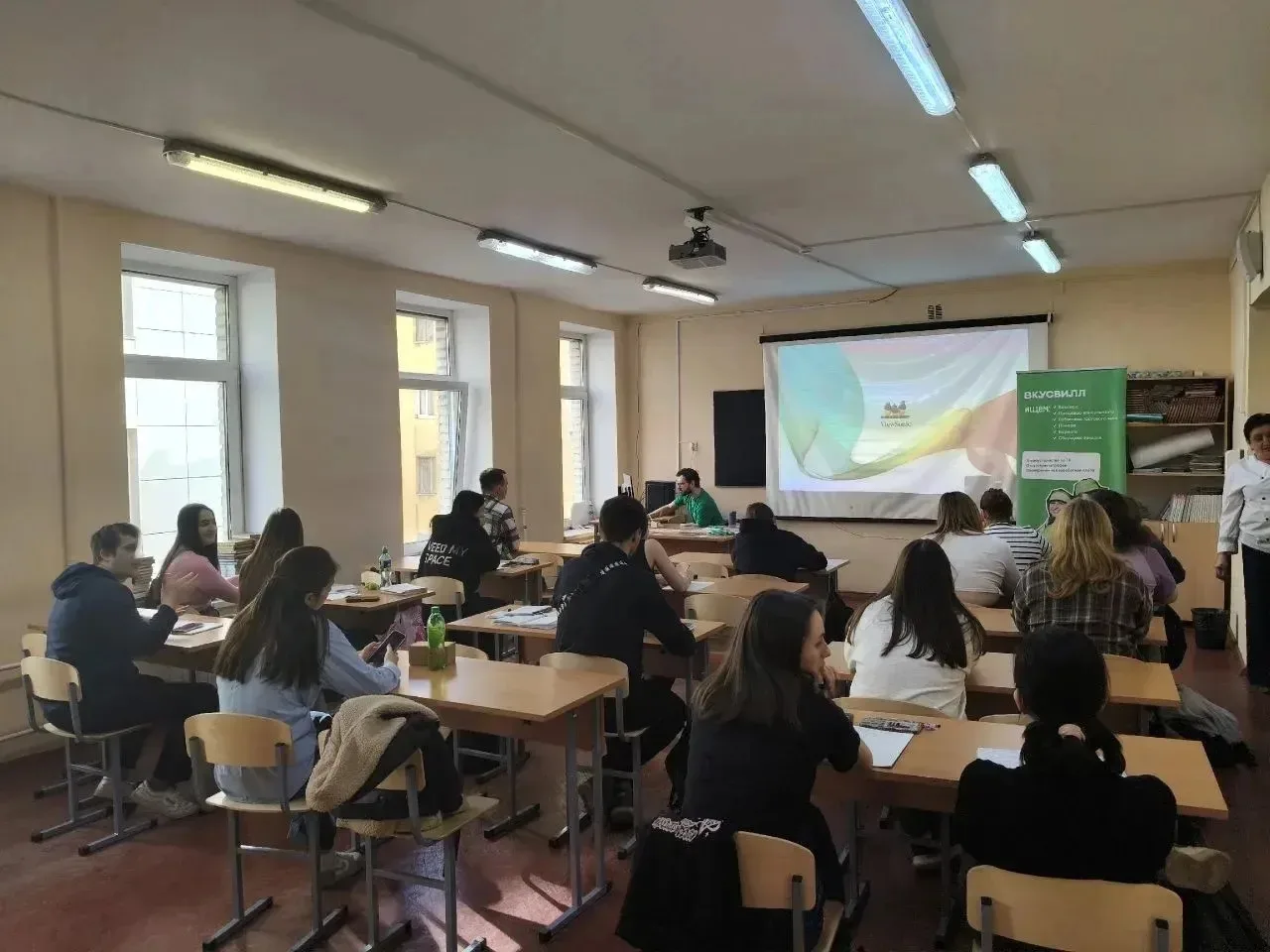 31.03 на площадке 12-я Красноармейская, 17, представители организации «ВкусВилл» провели интерактивн