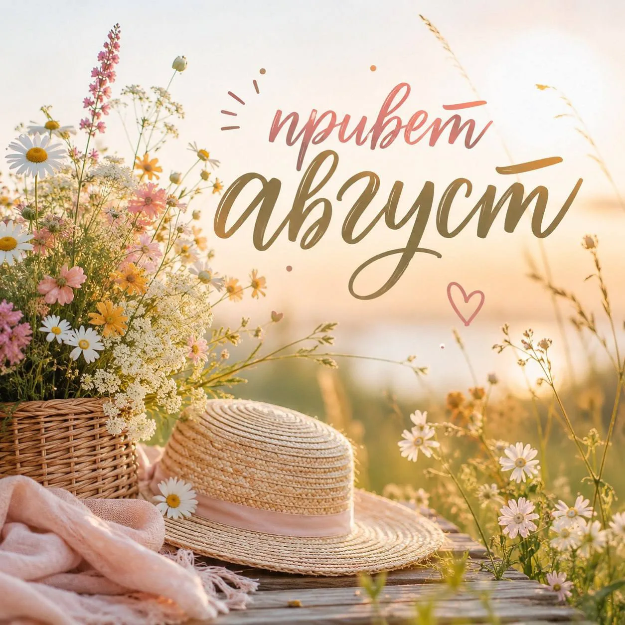 Привет, август! ☀️