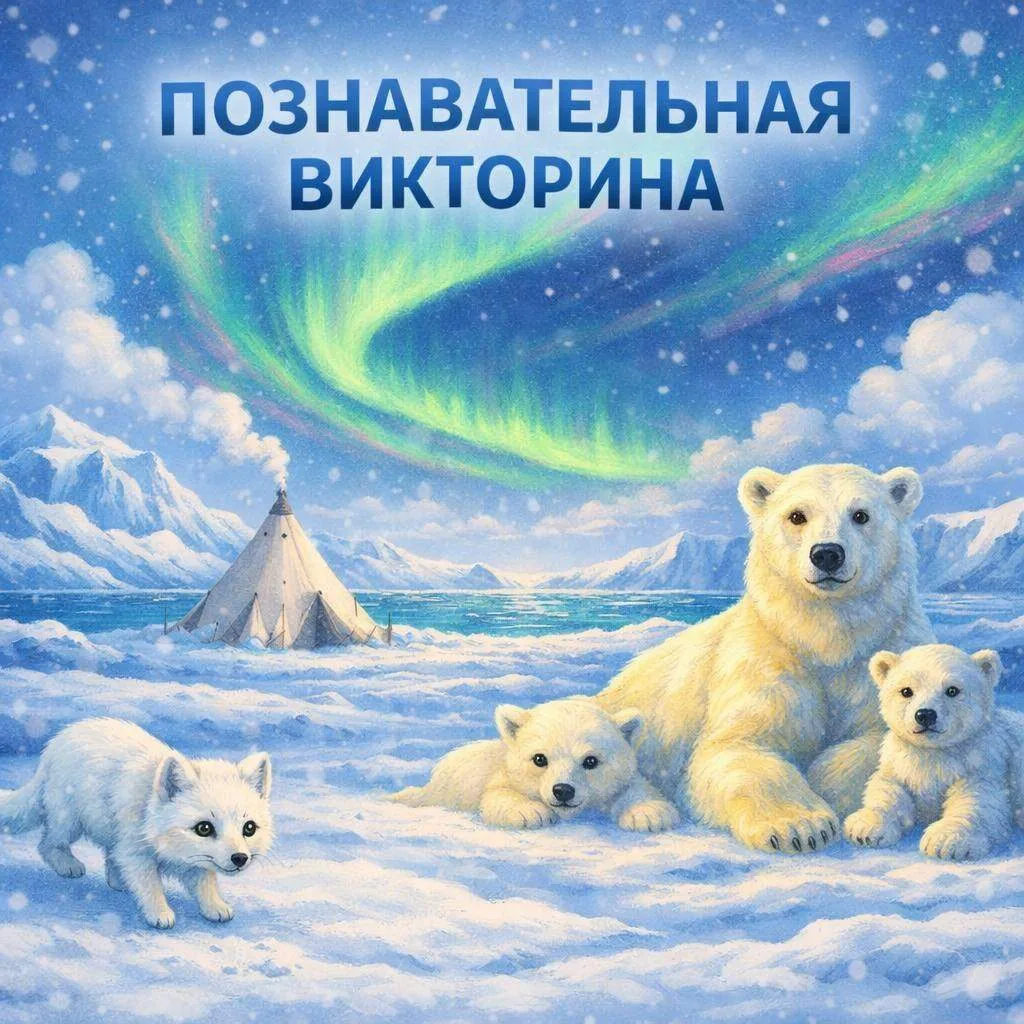 🌿 Рубрика «Познавательная викторина»
 
Малицу - традиционную зимнюю одежду народов Севера - изготав