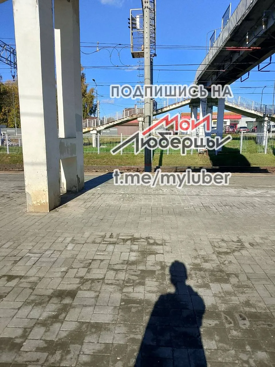 На мосту в Красково осыпалась штукатурка