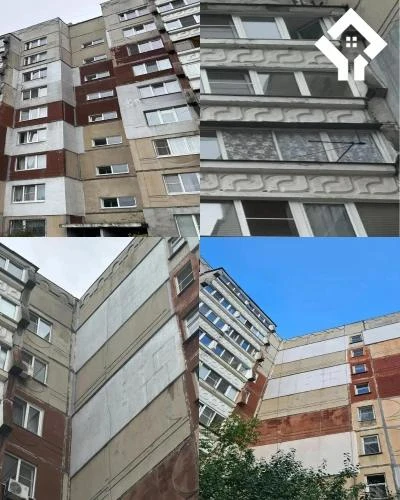 По адресу ул. Воронова, д. 16А выполнили локальный ремонт рустов.✅