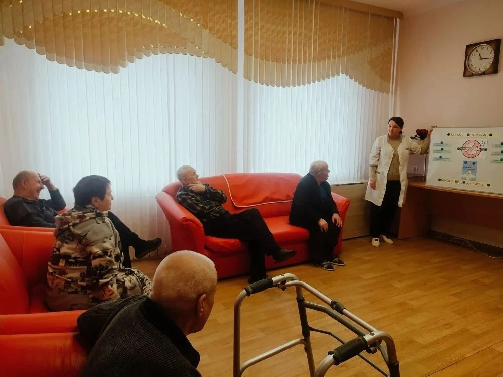 Табак- наш общий враг
⁣
В преддверии Всемирного дня без табака для получателей социальных услуг стац
