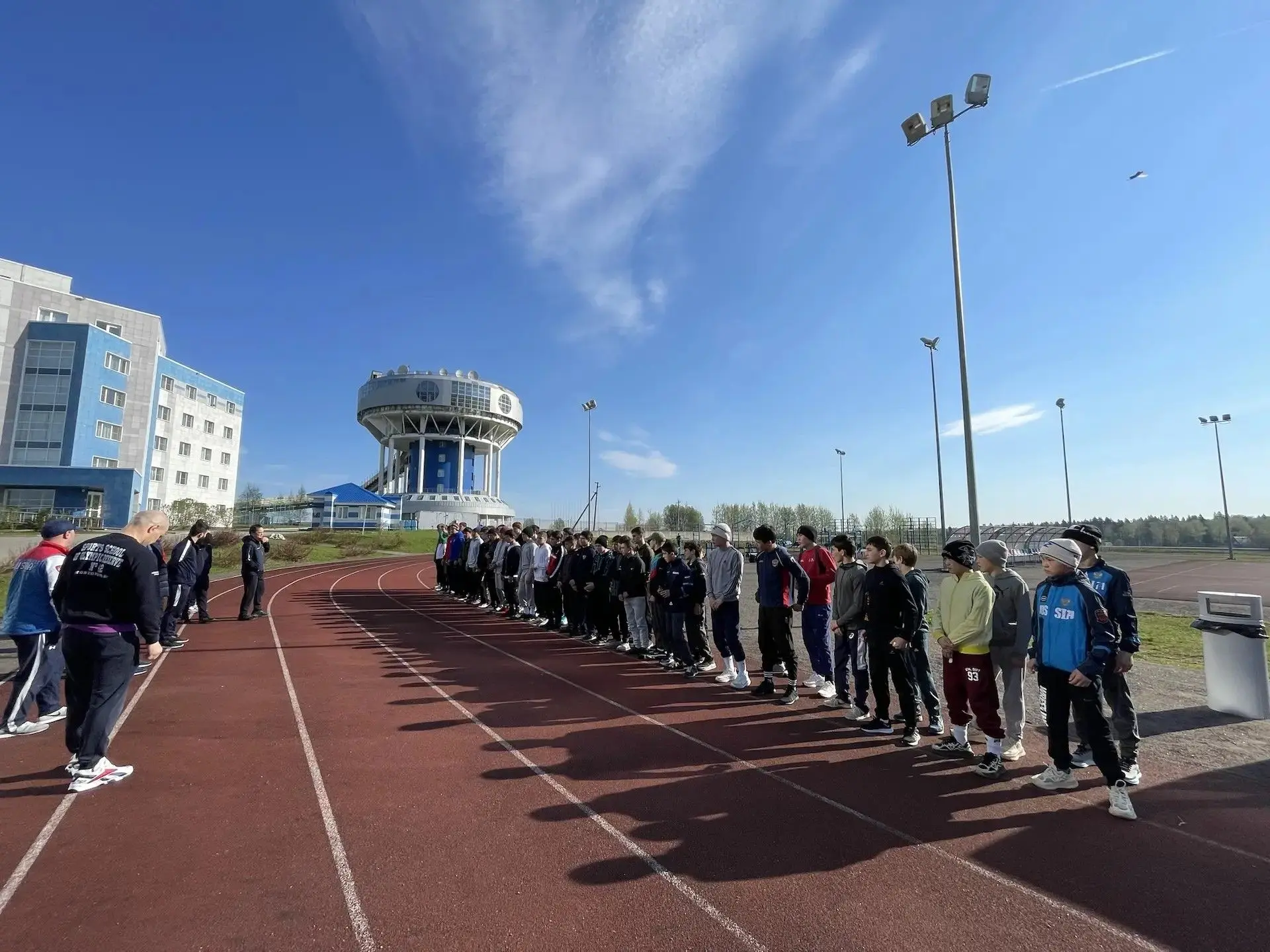 Сборная команда Республики по вольной борьбе на учебно-тренировочном сборе.