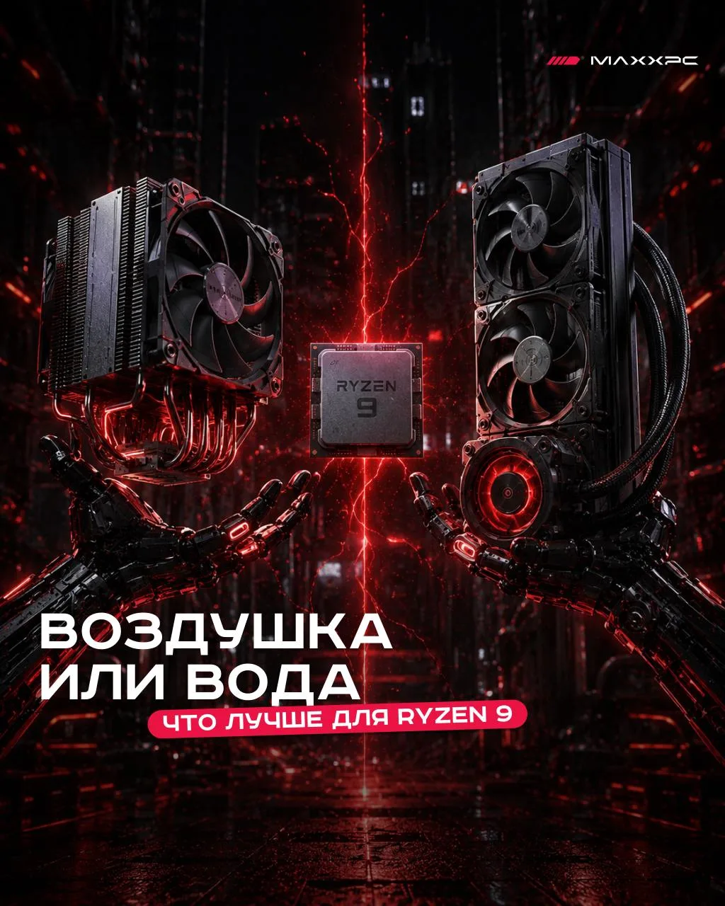 ❓ Воздушка или вода для Ryzen 9 — есть ли смысл переплачивать?