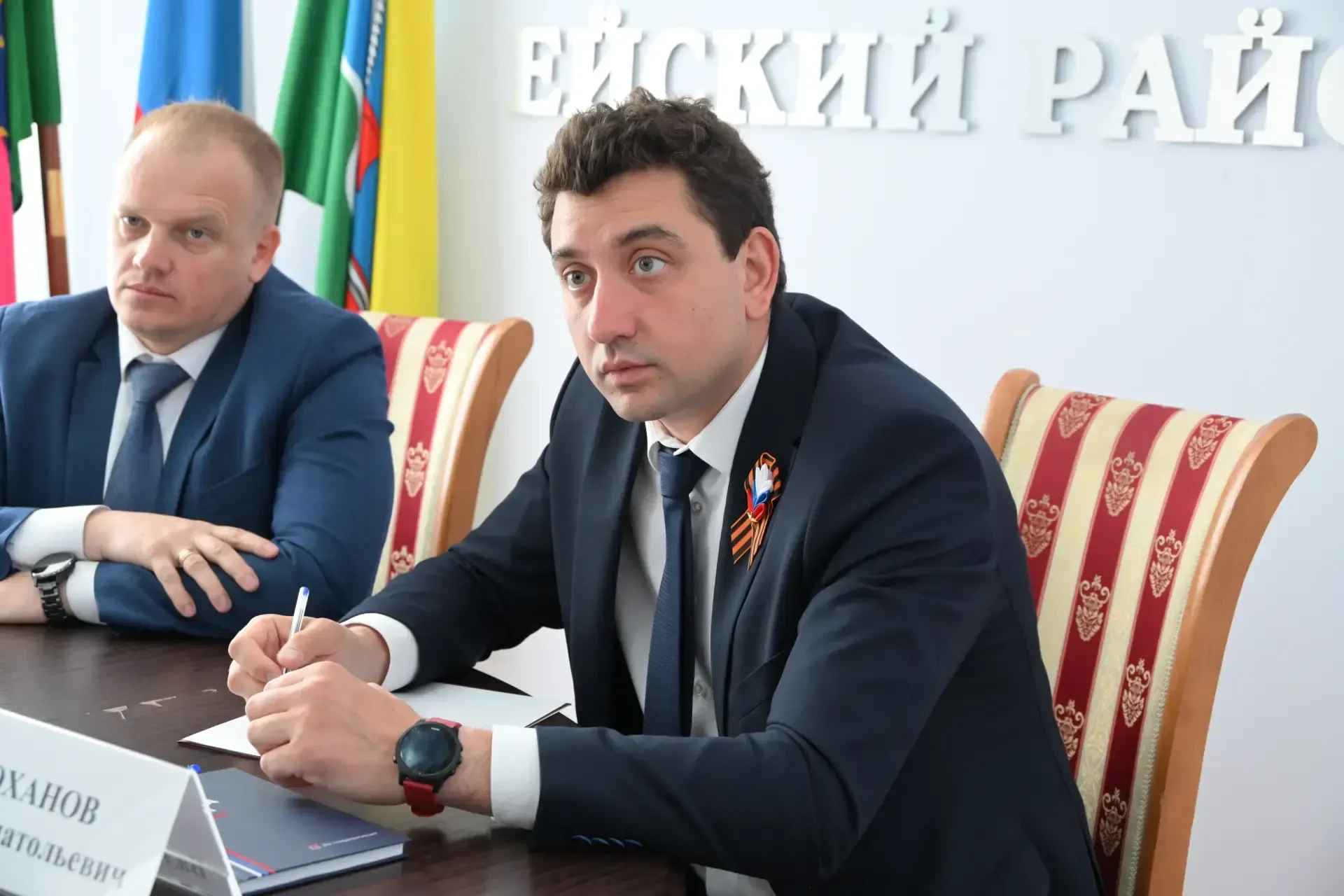 ⭕В рамках региональной недели депутат ГД РФ Валерий Горюханов совместно с главой Ейского района Рома
