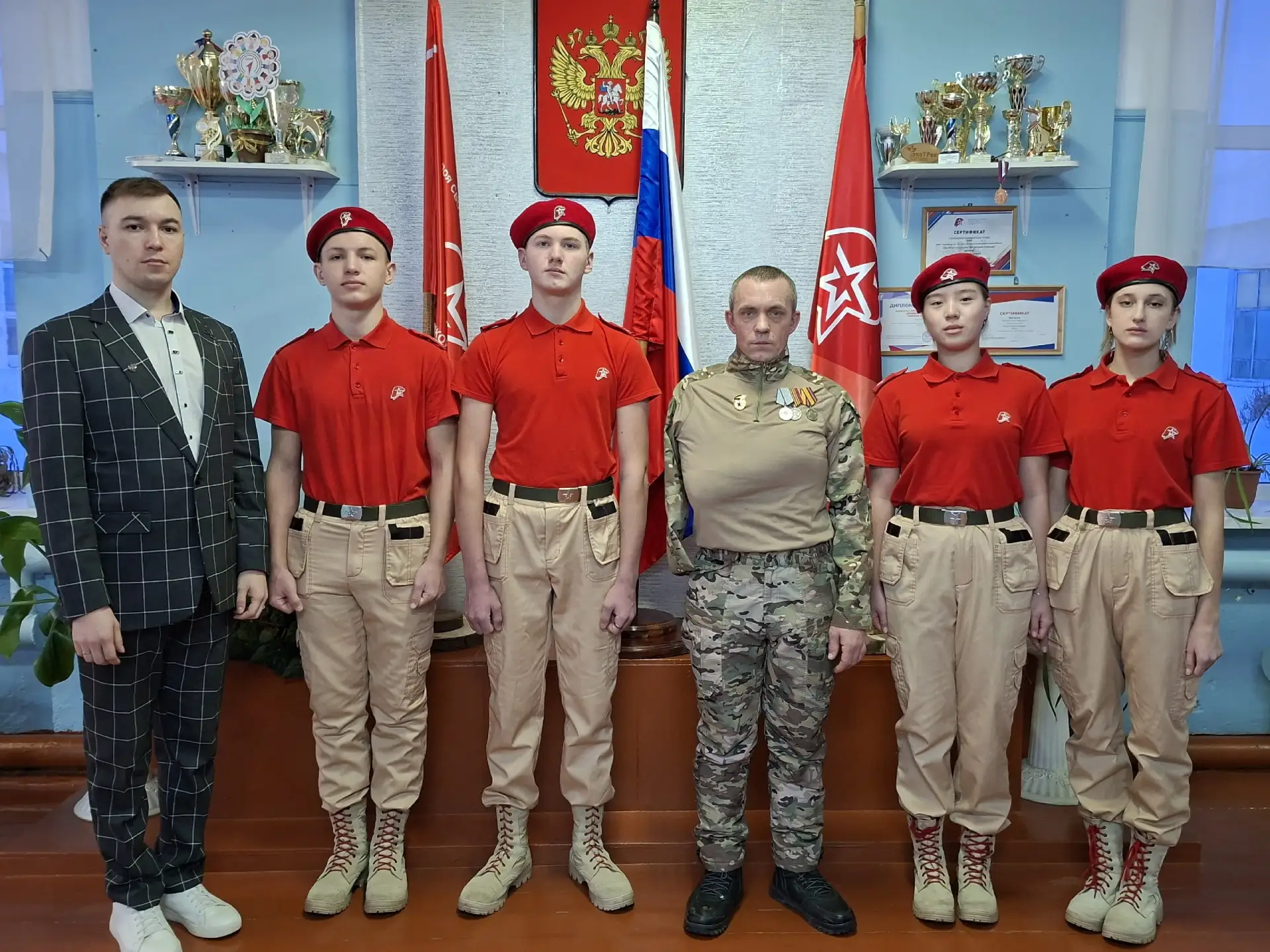 «Память. Честь. Долг. Отечество» — старт месячника военно-патриотической работы! 🇷🇺🎖