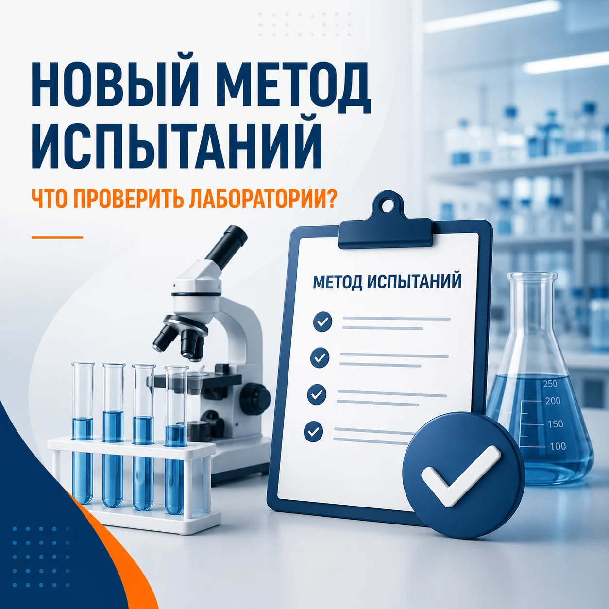 🧪 Лаборатория внедряет новый метод испытаний. Что должно произойти до первого рабочего...