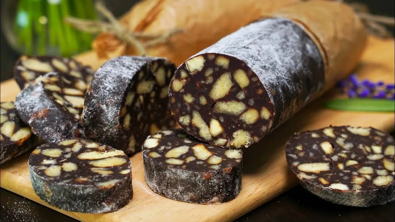 Шоколадная колбаса - любимое лакомство, знакомое каждому с детства!!