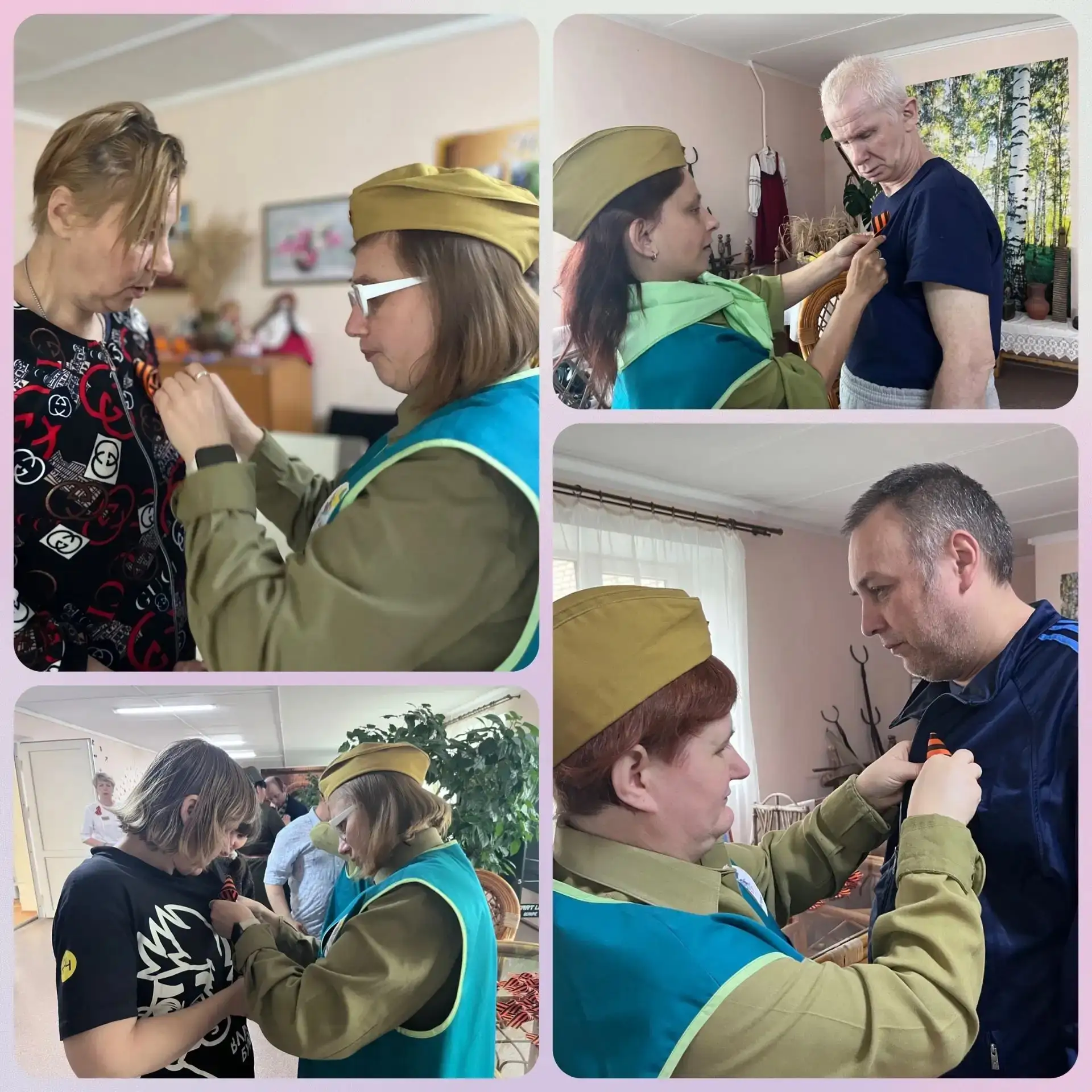 🇷🇺Акция «Георгиевская ленточка»  🏡В преддверии Дня Победы в Починковском психоневрологическом интерн
