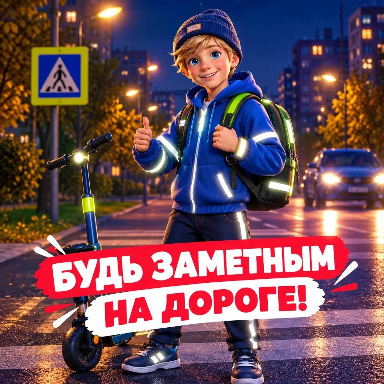 Осень и зима — самое опасное время на дорогах. Темнеет рано, видимость падает, а водите...
