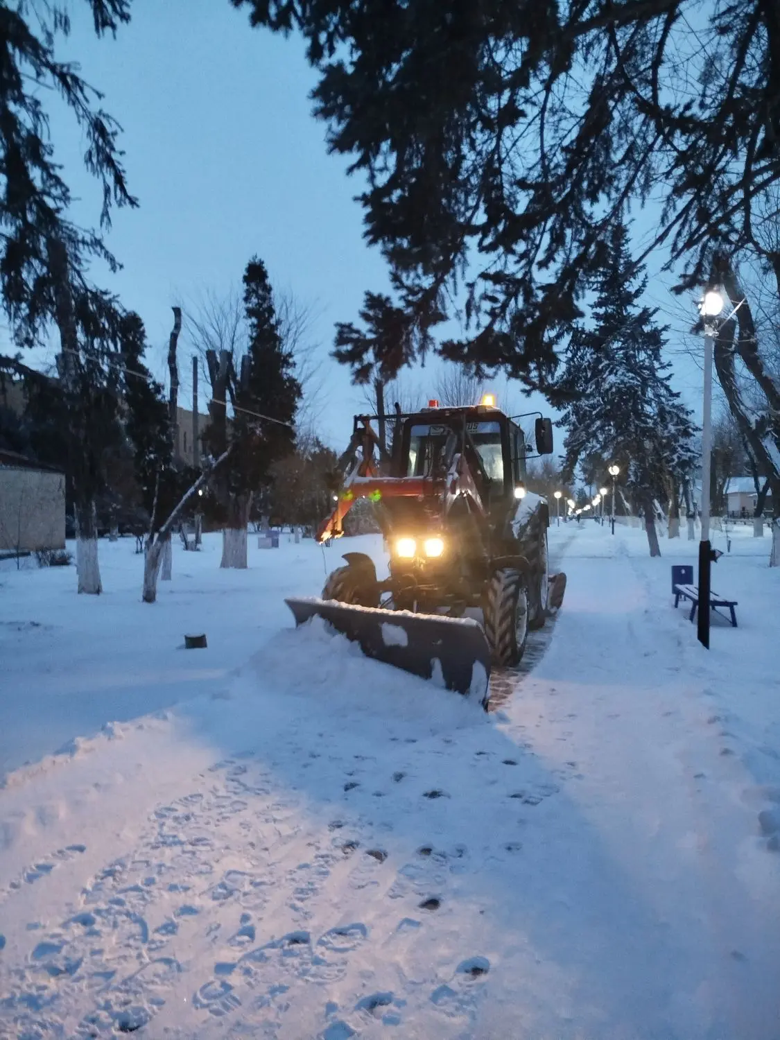 УБОРКА СНЕГА ❄️🚜