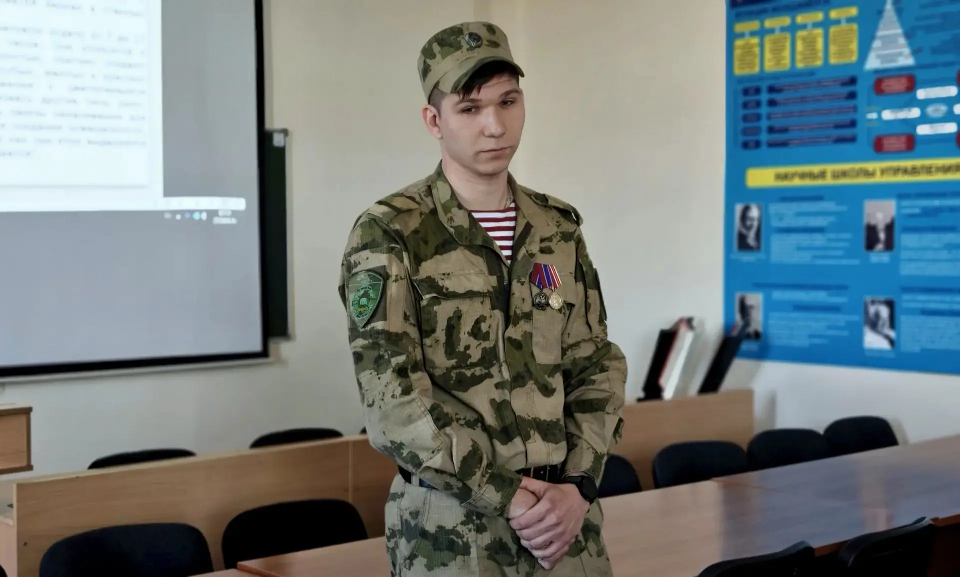 🛡28 апреля состоялась встреча студентов филиала РТУ МИРЭА в Ставрополе с нашим выпускником - ефрейто