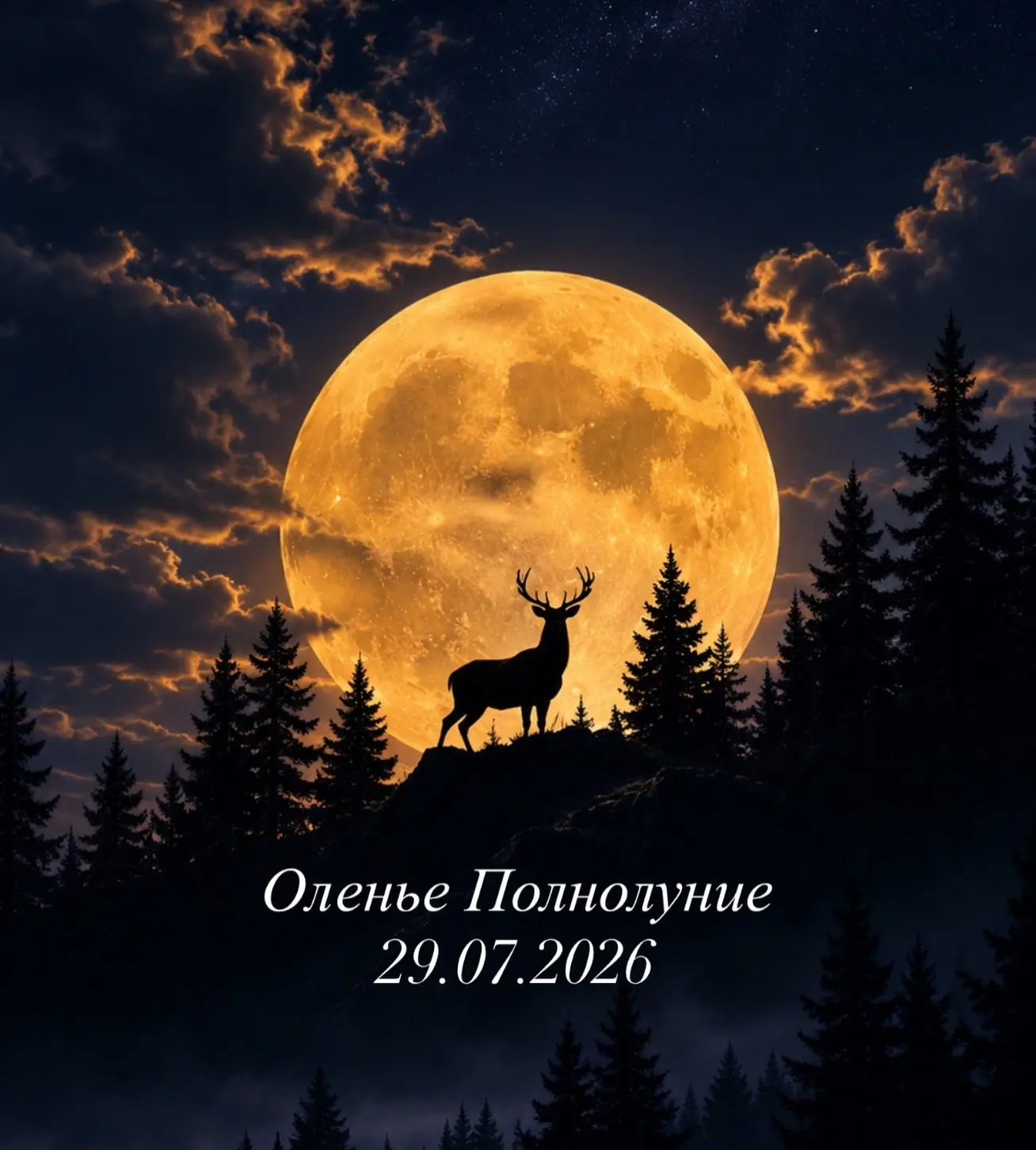 29 ИЮЛЯ 2026 ГОДА НАС ЖДЕТ ПРЕКРАСНЕЙШЕЕ ПОЛНОЛУНИЕ ЭТОГО ЛЕТА 🌕