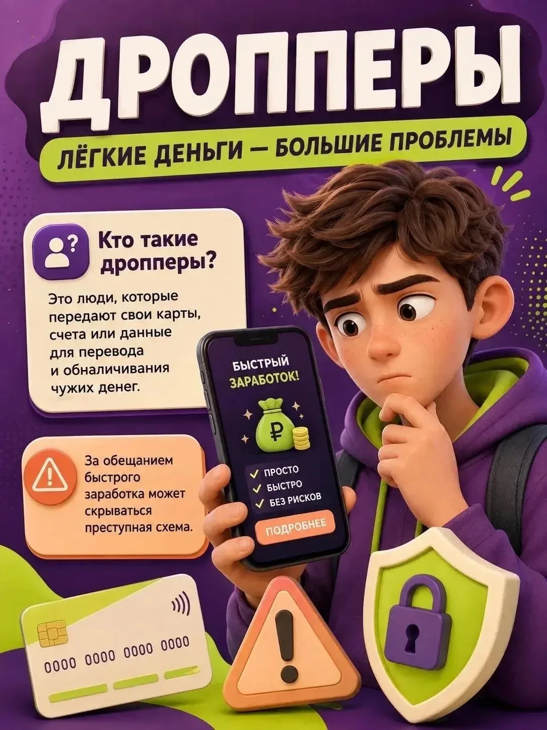 Внимание: опасность дропперства — важно знать каждому