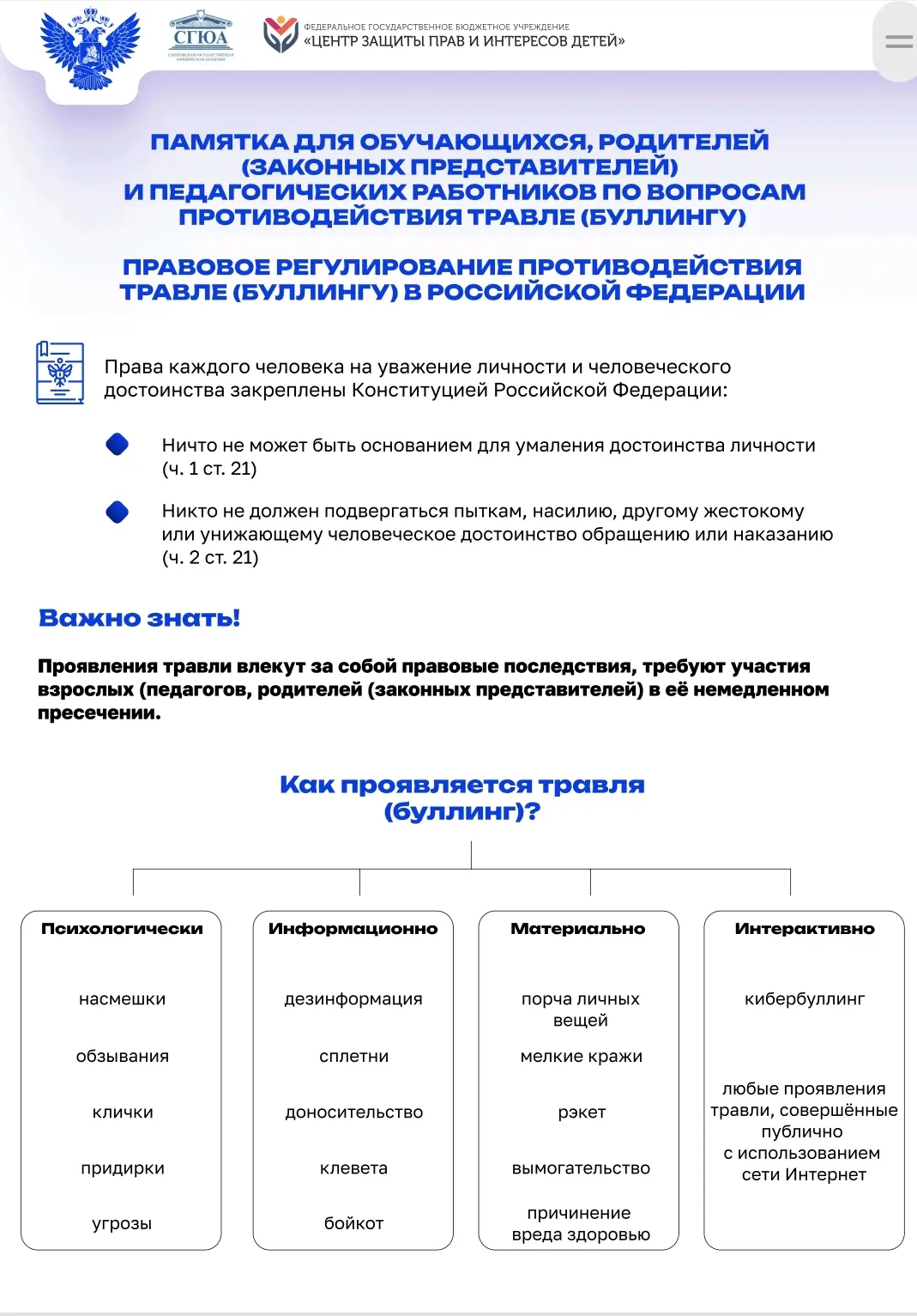 Медиа публикации