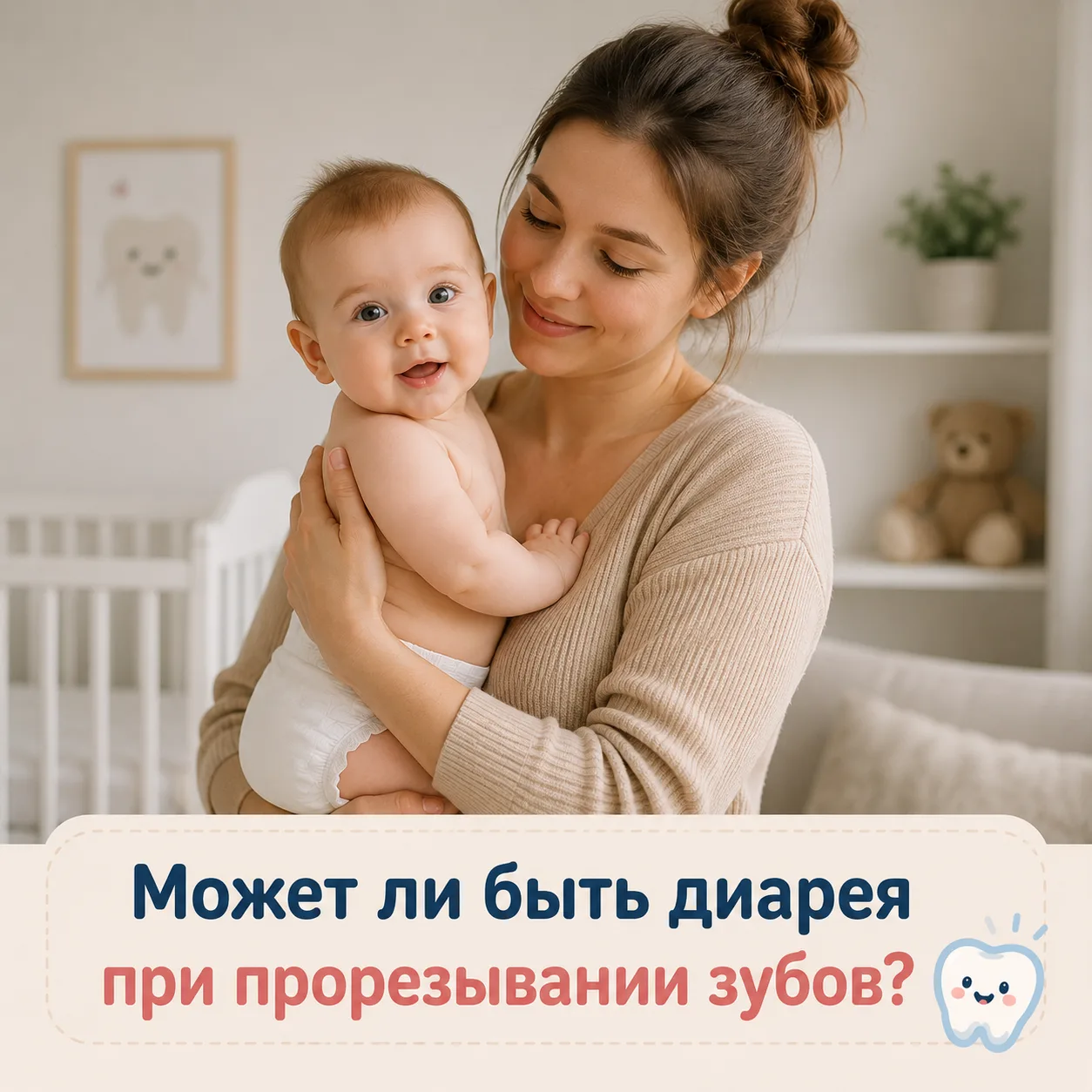 МОЖЕТ ЛИ БЫТЬ ДИАРЕЯ НА ПРОРЕЗЫВАНИЕ ЗУБОВ? 🦷💩👶